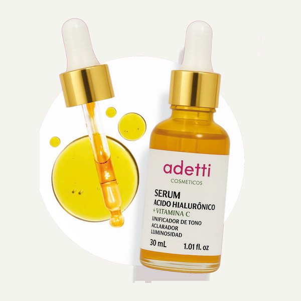 Frasco gotero ámbar de Serum de Vitamina C Adetti de 30 ml